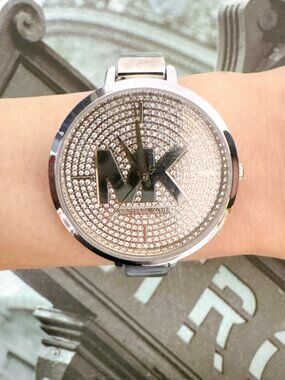 Michael Kors MK4432 Charley Pavé Silver-Tone Watch